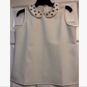 Ann Taylor Petite Embellished Shell Top